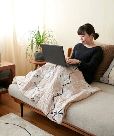 【SALE／30%OFF】JOURNAL STANDARD FURNITURE USB BLANKET LINEPATCH 洗える USB ブランケット ジャーナルスタンダードファニチャー インテリア・生活雑貨 ブランケット・ひざ掛け グレー ベージュ【送料無料】