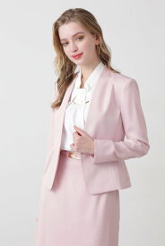 PINKY&DIANNE ハイツイストジャケット ピンキー アンド ダイアン ジャケット・アウター テーラードジャケット・ブレザー ホワイト ピンク ブラック【送料無料】