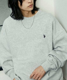 【SALE／20%OFF】U.S. POLO ASSN. 別注 CREW NECK SWEAT/クルーネック裏起毛スウェット 25AW フリークスストア トップス スウェット・トレーナー ブルー ブラック ネイビー【送料無料】
