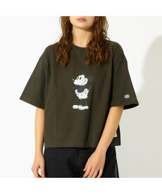 Rouge vif la cle 【DISCUS/ディスカス】DISCUS*Disneyコラボ Tシャツ/半袖/デ ルージュ・ヴィフ ラクレ トップス カットソー・Tシャツ ホワイト ブラック【送料無料】