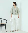 カラミチェック バルーンスリーブ シャツ / セットアップ対応 26SS