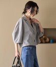 カラミチェック バルーンスリーブ シャツ / セットアップ対応 26SS