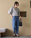 カラミチェック バルーンスリーブ シャツ / セットアップ対応 26SS