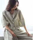 カラミチェック バルーンスリーブ シャツ / セットアップ対応 26SS