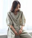 カラミチェック バルーンスリーブ シャツ / セットアップ対応 26SS
