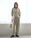 カラミチェック バルーンスリーブ シャツ / セットアップ対応 26SS