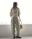 カラミチェック バルーンスリーブ シャツ / セットアップ対応 26SS