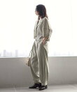 カラミチェック バルーンスリーブ シャツ / セットアップ対応 26SS