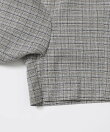 カラミチェック バルーンスリーブ シャツ / セットアップ対応 26SS