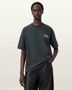 ALLSAINTS (W)PENTACLE ETTA TEE �I�[���Z�C���c �g�b�v�X �J�b�g�\�[�ET�V���c �O���[�y���������z