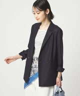UNITED ARROWS green label relaxing [size SHORTあり]ライト リネンライク ジャケット UVカット 通気性 …