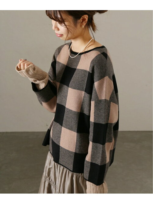 La Totalite ジャガードチェックプルオーバー Rakuten Fashion 楽天ファッション 旧楽天ブランドアベニュー Ej2619