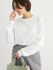 【SALE／50%OFF】Green Parks アソートデザインロゴプルオーバー 24SS/ロンT/レディース/長袖 グリーンパークス トップス カットソー・Tシャツ レッド