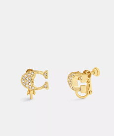 COACH OUTLET 【公式】シグネチャー クリップ オン イヤリング コーチ　アウトレット アクセサリー・腕時計 ピアス ゴールド【送料無料】