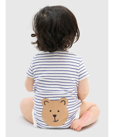 GAP (K)ブラナンベア ボディスーツ (ベビー) ギャップ マタニティウェア・ベビー用品 ロンパース・カバーオール イエロー ブルー ホワイト