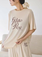 【SALE／30%OFF】gelato pique 【IFMC.】レーヨンロゴTシャツ ジェラートピケ インナー・ルームウェア そ…