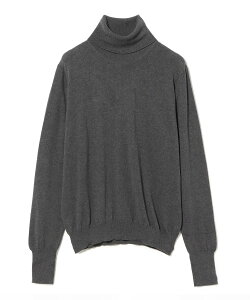 BEAMS PLUS Turtle Neck 21G �r�[���X ���� �g�b�v�X �j�b�g �x�[�W�� �u���[ �O���[�y���������z