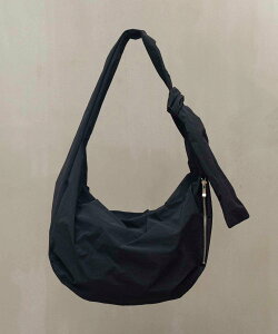 MAISON SPECIAL KONBU Nylon Shoulder BANANA Bag ���]���X�y�V���� �o�b�O �V�����_�[�o�b�O �u���b�N�y���������z