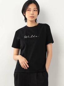 【SALE／10%OFF】NICOLE white 【WALDO】プリントTシャツ ニコル クラブ トップス カットソー・Tシャツ ブラック グレー ホワイト【送料無料】