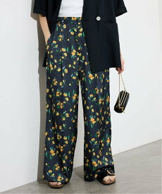 【SALE／30%OFF】SLOBE IENA アソートフラワーパンツ スローブ イエナ パンツ その他のパンツ ネイビー ブラウン【送料無料】