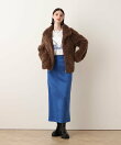 フェイクカシミヤスタンドブルゾン