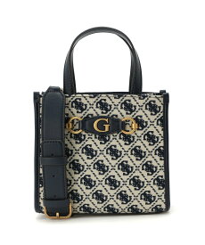 【SALE／60%OFF】GUESS (W)IZZY 2 Compartment Mini Tote ゲス バッグ トートバッグ ネイビー ブラウン【送料無料】