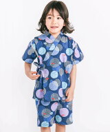 【SALE／20%OFF】SLAP SLIP 【お揃い】モチーフ総柄甚平(80~130cm) ベベ オンライン ストア 着物・浴衣・…