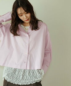 GLOBAL WORK ストレッチ総レースペプラム/一部店舗限定/656054 グローバルワーク トップス カットソー・Tシャツ ホワイト ブラック