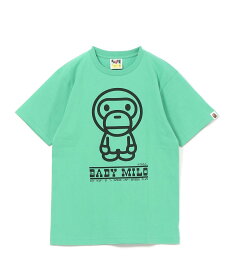 A BATHING APE CLASSIC BABY MILO TEE ア ベイシング エイプ トップス カットソー・Tシャツ グリーン オレンジ ブルー【送料無料】