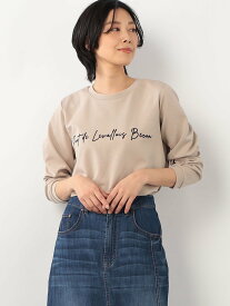 【SALE／10%OFF】NICOLE white 【WALDO】フロッキーロゴプルオーバー ニコル クラブ トップス カットソー・Tシャツ グレー ホワイト【送料無料】