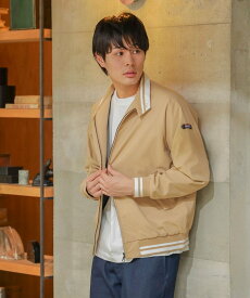 BEAMS HEART MEN BEAMS HEART / ライン ストレッチ ツイル ブルゾン 24SS ビームス ハート ジャケット・アウター ブルゾン・ジャンパー ベージュ カーキ【送料無料】