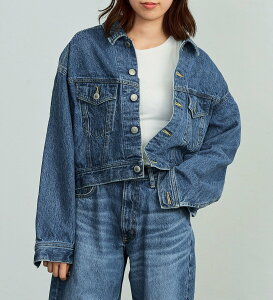 ySALE^10%OFFzSOMETHING ySTORY10fځzSOMETHING×mk PEARL DENIM JACKET GhECIC[ WPbgEAE^[ fjWPbg u[yz