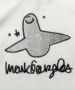 1PIU1UGUALE3 RELAX * Mark Gonzales グラデーションラインストーンフーディー