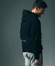 1PIU1UGUALE3 RELAX * Mark Gonzales グラデーションラインストーンフーディー