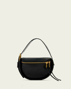 ALLSAINTS (W)NOEMIE MINI SHLDR �I�[���Z�C���c �o�b�O �V�����_�[�o�b�O �u���b�N�y���������z