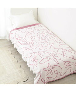 Francfranc �A�[�g�^�I���P�b�g �h���[�C���O �V���O�� 200*140cm �u�����P�b�g �t�� �t�����t���� �C���e���A�E�����G�� �u�����P�b�g�E�Ђ��|�� �s���N�y���������z