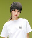 HEAVY DISTRESSED LOGO BEANIE