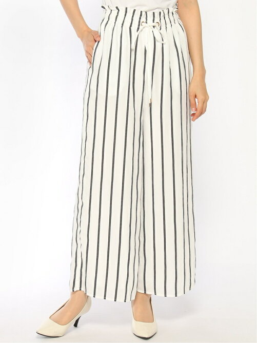 Interplanet Interplanet W ドビーボーダーワイドパンツ Rakuten Fashion 楽天ファッション 旧楽天ブランドアベニュー An7624