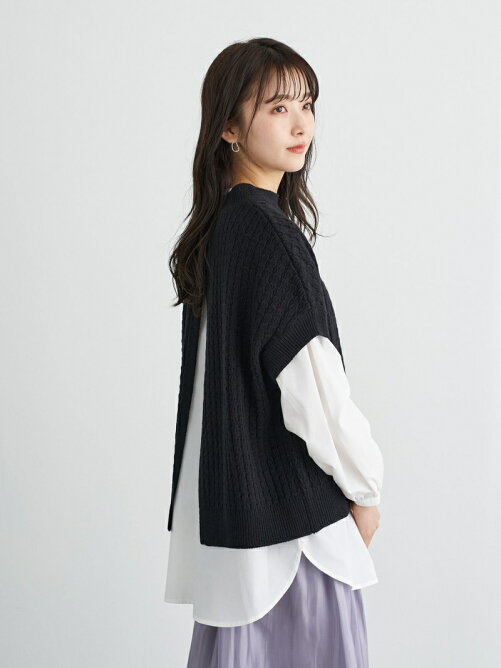 Earth Music Ecology Set2点ニットベスト ブラウス Rakuten Fashion 楽天ファッション 旧楽天ブランドアベニュー Cm5624