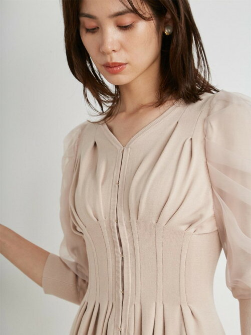 Snidel フロントホックシースルースリーブワンピース Rakuten Fashion 楽天ファッション 旧楽天ブランドアベニュー Ef8624