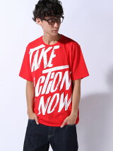 【BROWNY】アクションペイントロゴTシャツ