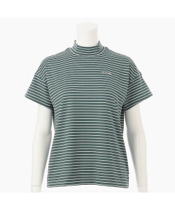 �ySALE�^30%OFF�zBRIEFING GOLF WOMENS STRIPE HIGH NECK RELAXED FIT �u���[�t�B���O �g�b�v�X �J�b�g�\�[�ET�V���c �u���b�N �u���[ �I�����W �l�C�r�[�y���������z