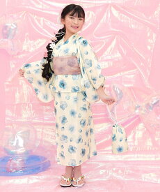 子供服 Bee 【浴衣3点セット】綿100% セパレート 着付け 簡単 子供服 キッズ 女の子 カンコクコドモフク ビー 着物・浴衣・和装小物 浴衣 ホワイト ブラック ピンク【送料無料】