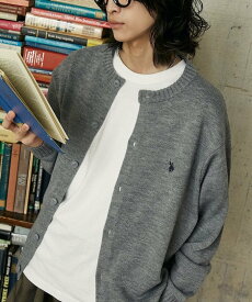 【SALE／31%OFF】U.S. POLO ASSN. 別注 CREW NECK KNIT CARDIGAN/クルーネックニットカーディガン 25AW フリークスストア トップス カーディガン ブラック グレー ネイビー【送料無料】