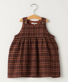 【SALE／30%OFF】SHIPS KIDS SHIPS KIDS:80~90cm /ベビー ツイード ワンピース シップス マタニティウェア・ベビー用品 ベビートップス ブラウン レッド【送料無料】
