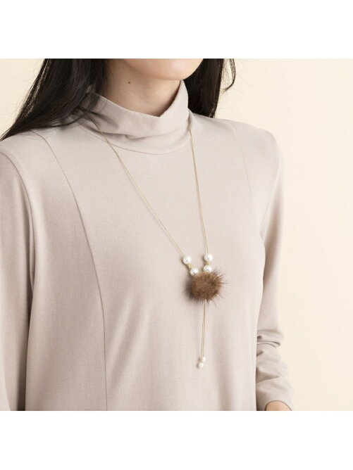 Missel ファー付きパールネックレス Rakuten Fashion 楽天ファッション 旧楽天ブランドアベニュー Bj8625