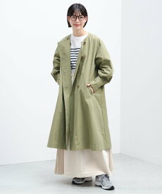 BEAMS HEART WOMEN BEAMS HEART / 後ろ釦 ロングコート 24SS ビームス ハート ジャケット・アウター その他のジャケット・アウター ベージュ カーキ ネイビー【送料無料】