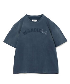Maison Margiela ロゴTシャツ メゾンマルジェラ トップス カットソー・Tシャツ ブルー【送料無料】
