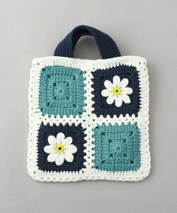 �ySALE�^80%OFF�zHOLIDAY CROCHET FLOWER MINI BAG �t���[�N�X�X�g�A �o�b�O �g�[�g�o�b�O �u���[ �u���E��
