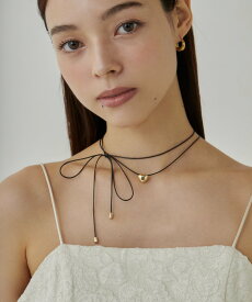 【SALE／20%OFF】ciite' メタルハートトップ コードチョーカー / ネックレス シーテ アクセサリー・腕時計 チョーカー ゴールド シルバー